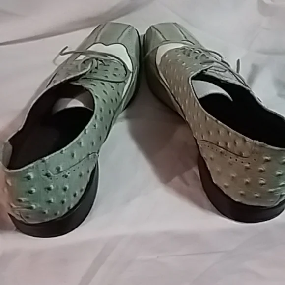STACY ADAMS Green Mens Shoe Size 14M Shoe preowned